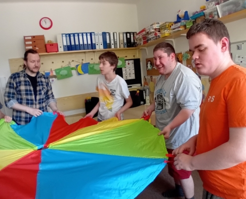 Včera navštívil třídu C pan Barvička