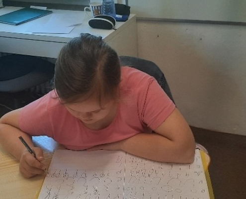 máme energii na čtení, psaní a počítání, ak jde vidět na fotkách.