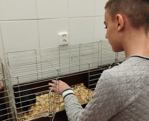 v přírodovědné stanici Korunka