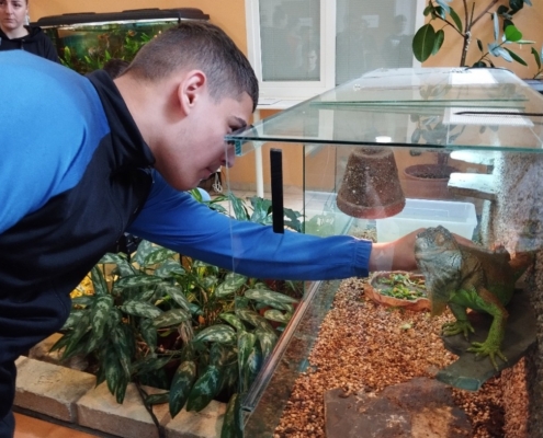 v přírodovědné stanici Korunka