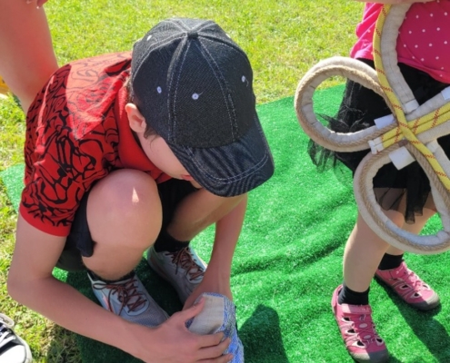 Dnešní výlet třídy D na festival Cirkulum u Slezskoostravského hradu vyšel parádně