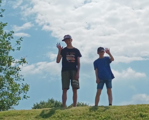 Dnešní výlet třídy D na festival Cirkulum u Slezskoostravského hradu vyšel parádně