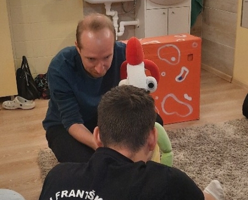 rámci dopolední výuky navštívil pan Barvička