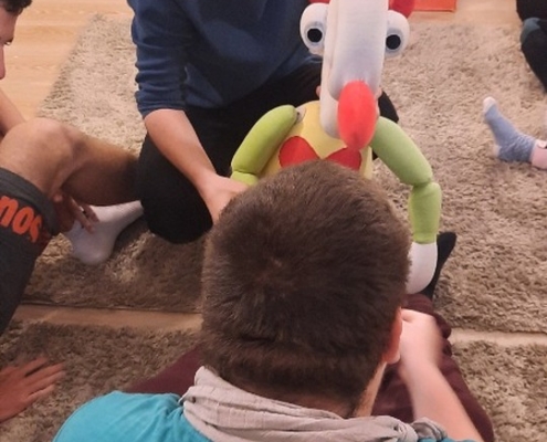 rámci dopolední výuky navštívil pan Barvička