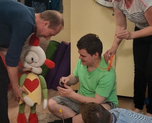 rámci dopolední výuky navštívil pan Barvička