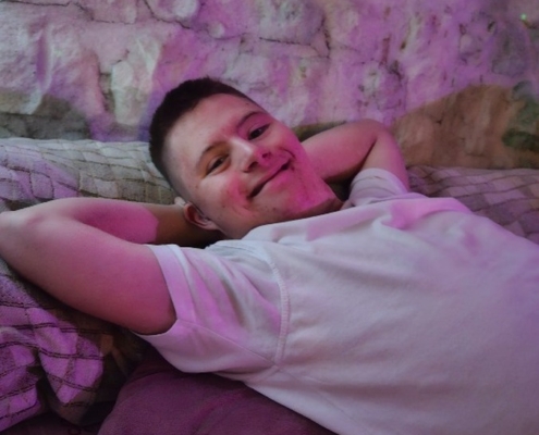 Par fotek z výuky, solná jeskyně a plavání