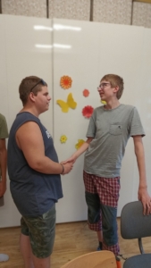 Poslední den příměstského tábora jsme si užili v Kavárně na Wolkrovce