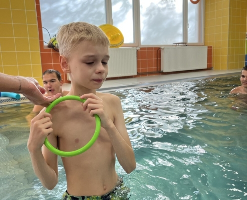 bazén v Rehabilitačním středisku Pokrok
