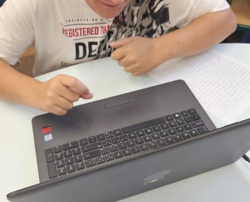 žáci pilně pracovali, jak je vidět na snímcích