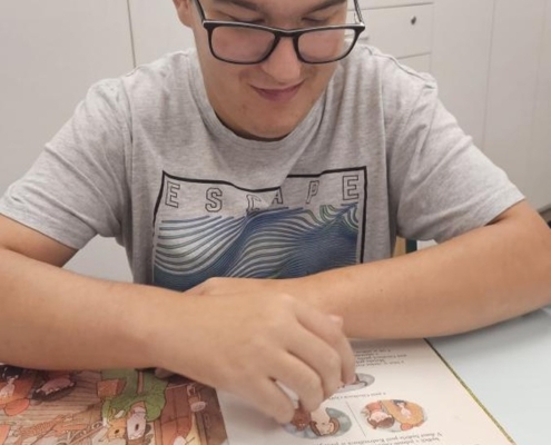 žáci pilně pracovali, jak je vidět na snímcích