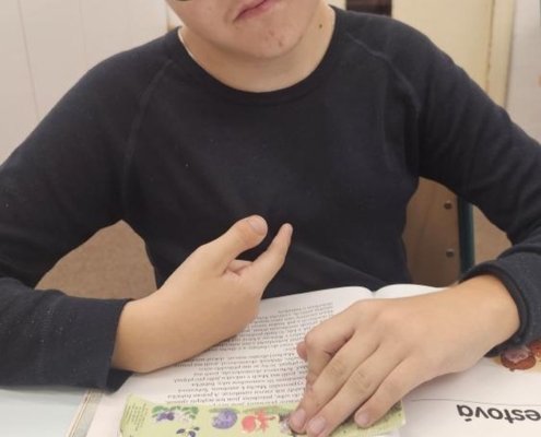 žáci pilně pracovali, jak je vidět na snímcích