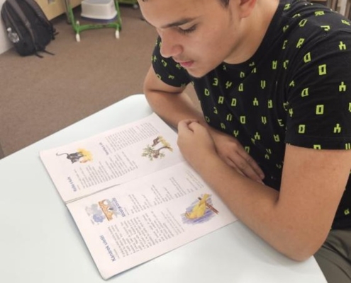 žáci pilně pracovali, jak je vidět na snímcích