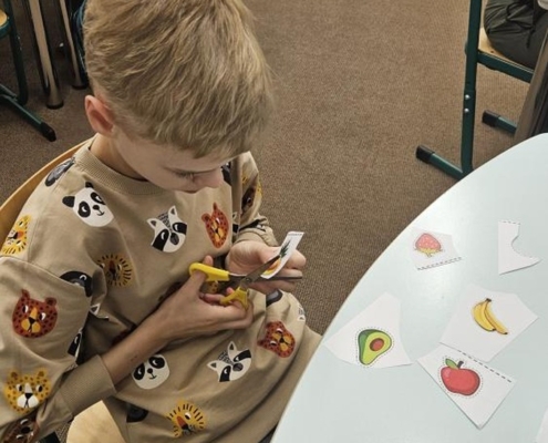 žáci pilně pracovali, jak je vidět na snímcích
