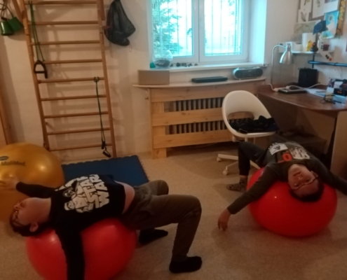 Dvojici na míčích to šlo jedna radost