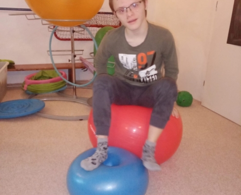 Dvojici na míčích to šlo jedna radost
