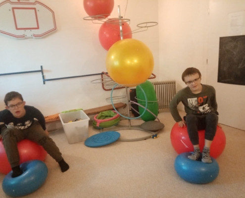 Dvojici na míčích to šlo jedna radost