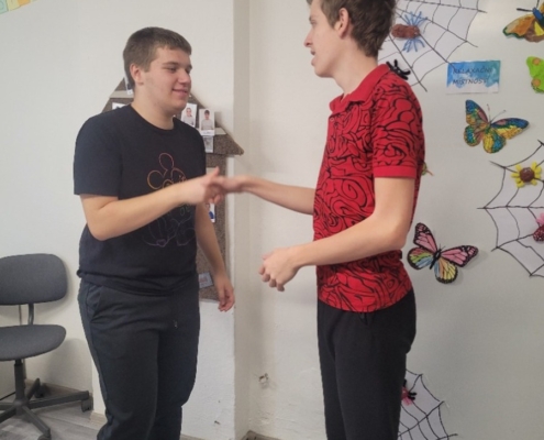 Ve třídě D se dneska slavilo