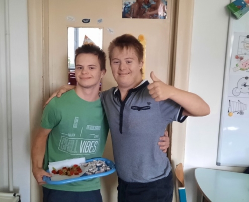 ve třídě H oslavili narozeniny našeho spolužáka a kamaráda Vojtěcha