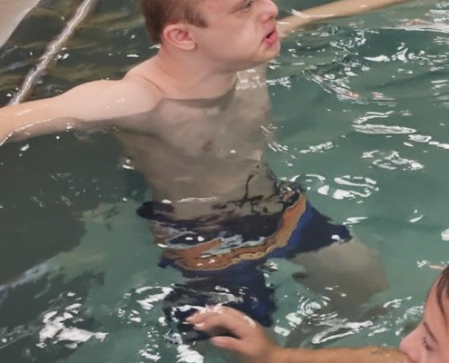 Po delší době jsme si užili plavání