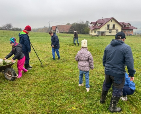 Farma v Kozlovicích dnes navštívila třída H