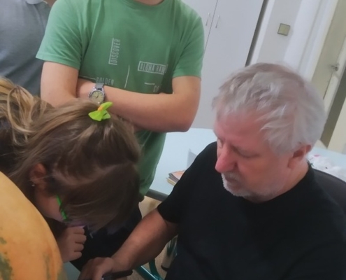 Děti dlabání moc bavilo