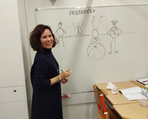 Dnes jsme se učili kreslit postavičky