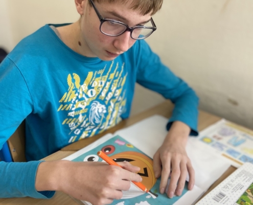 Pracovní činnosti, výroba masek
