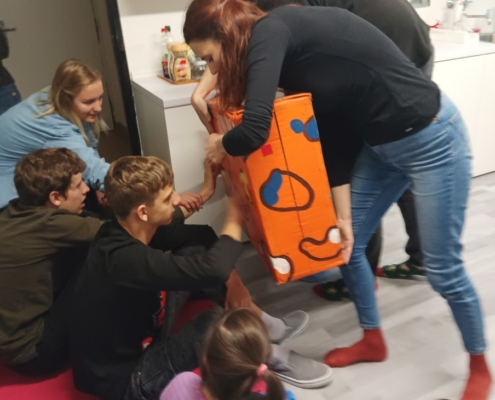 V pátek proběhla v naší třídě D terapie loutkou