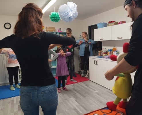 V pátek proběhla v naší třídě D terapie loutkou