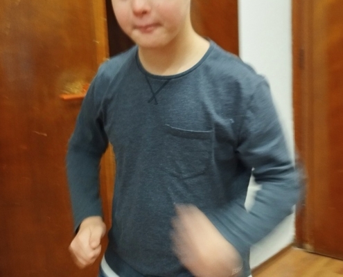 Dnes jsme tancovali,na téma dopravní prostředky