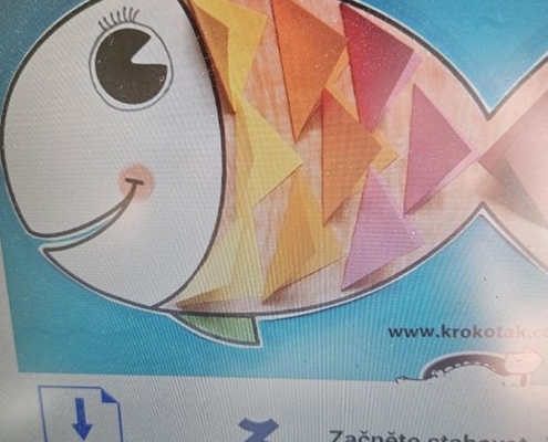 Tento týden jsem byli zase v Pokroku, pilně se učili