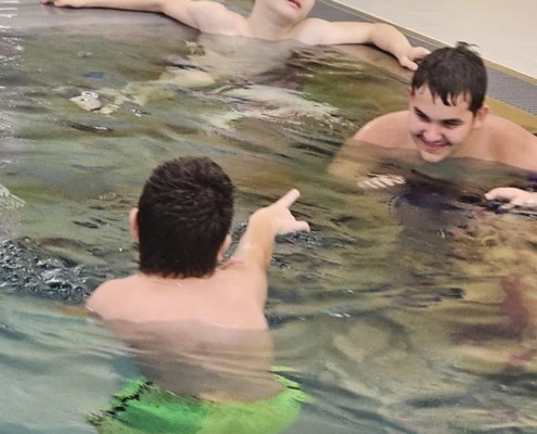 Tento týden jsem byli zase v Pokroku, pilně se učili