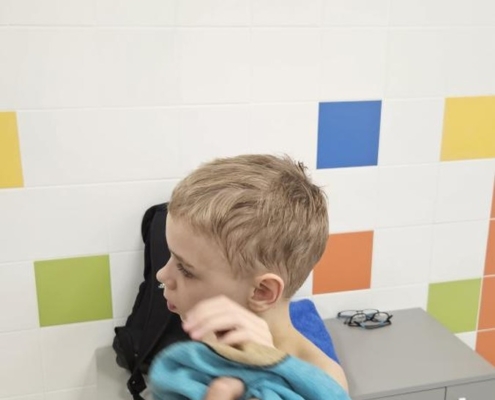 Tento týden jsem byli zase v Pokroku, pilně se učili