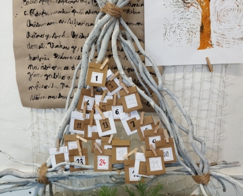 Výzdoba třídy a výroba adventních věnců