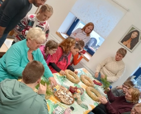 Předadventní setkání s rodiči na Statku modrého jednorožce
