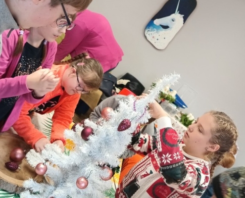 Předadventní setkání s rodiči na Statku modrého jednorožce