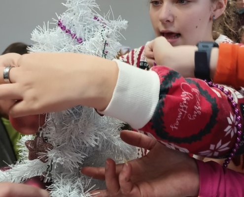 Předadventní setkání s rodiči na Statku modrého jednorožce