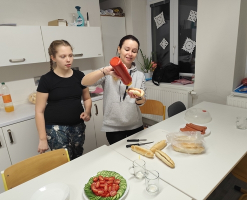 V pátek proběhl družinový projekt Spaní na Wolkrovce!