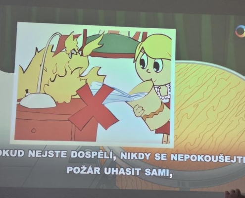 Výchova ke zdraví na téma nebezpečí požáru v bytě