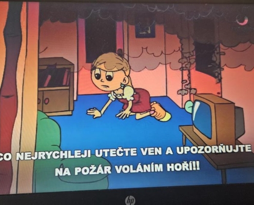 Výchova ke zdraví na téma nebezpečí požáru v bytě