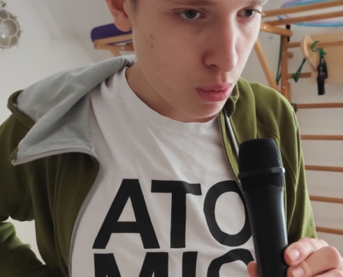jsme tancovali a nově také zpívali do mikrofonu - paráda
