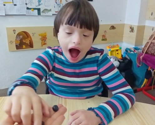 Naše Nikolka s námi včera oslavila narozeniny.