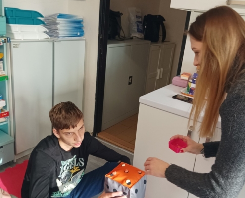 Tento týden proběhla v naší třídě D opět canisterapie