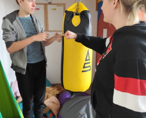 Naše třída D dnes po delší době navštívila herničku Abc