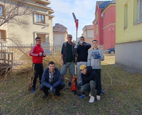 Pracovní činnosti s Tomem a Ivanem