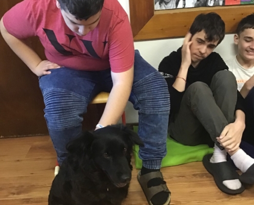 Heidi předvedla nám, jak se naučila malovat