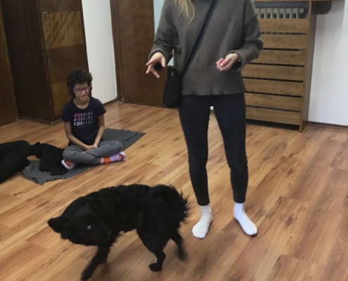 Heidi předvedla nám, jak se naučila malovat