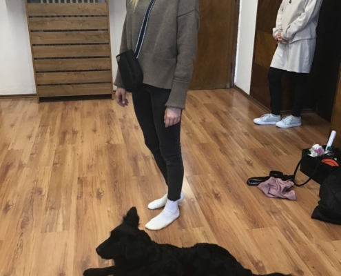 Heidi předvedla nám, jak se naučila malovat