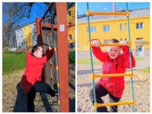 Dnešní tělocvik jsme pojali jako procházku po okolí