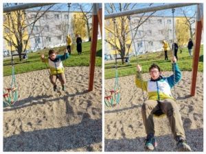 Dnešní tělocvik jsme pojali jako procházku po okolí